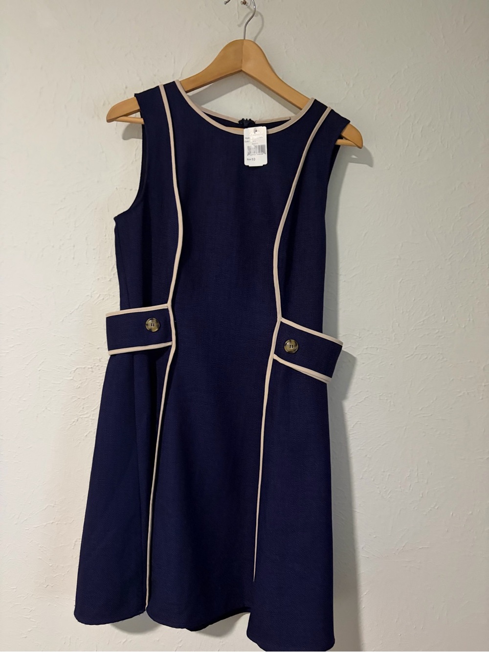 NWT Shoshanna Samara Navy Dress Size 10